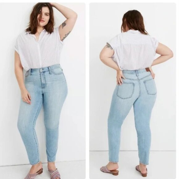 Madewell‎ The Curvy Perfect Vintage Jean Chestnut Wash size 28P - Picture 2 of 9